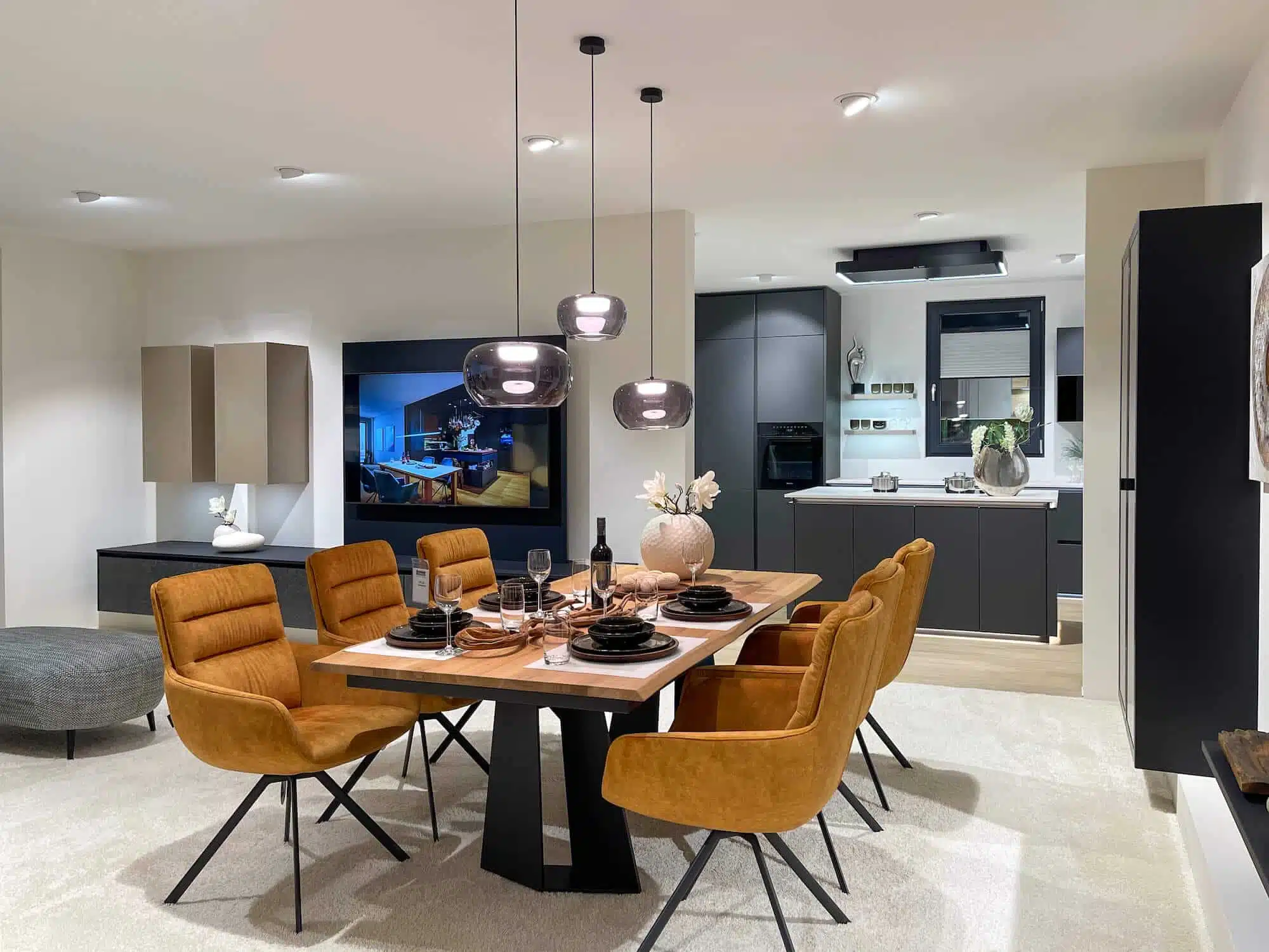 House of petsch Wohnraum leben Küche Wohnzimmer