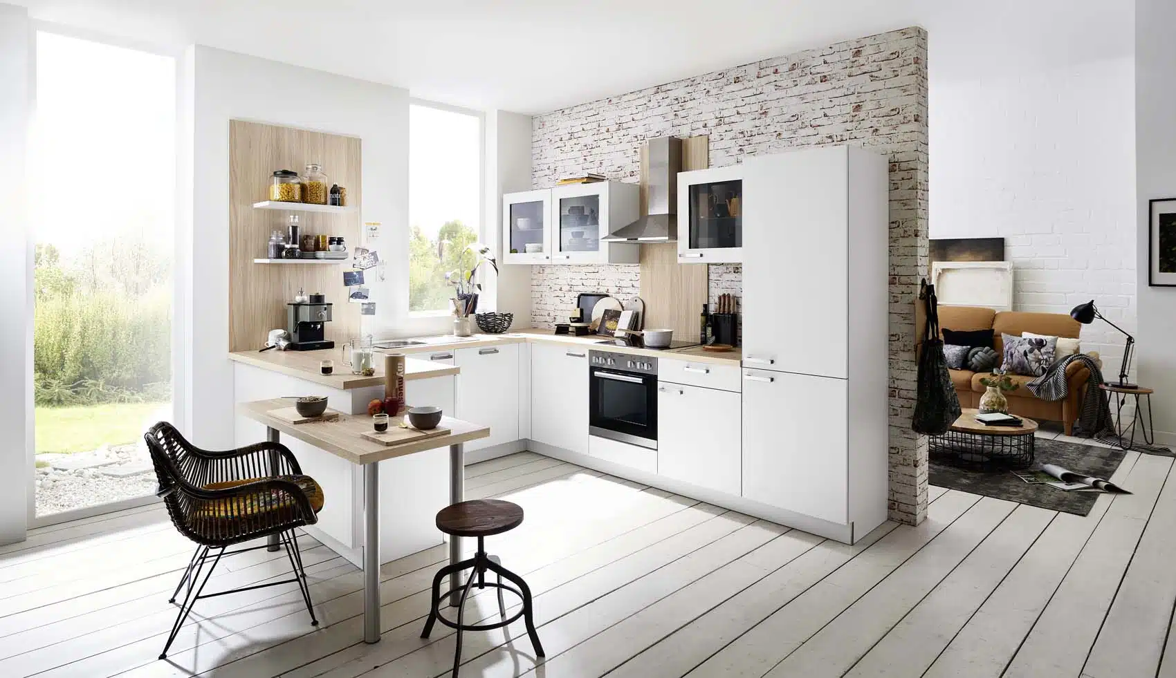 Nolte-moderne-U-Kueche-Manhattan-weiss