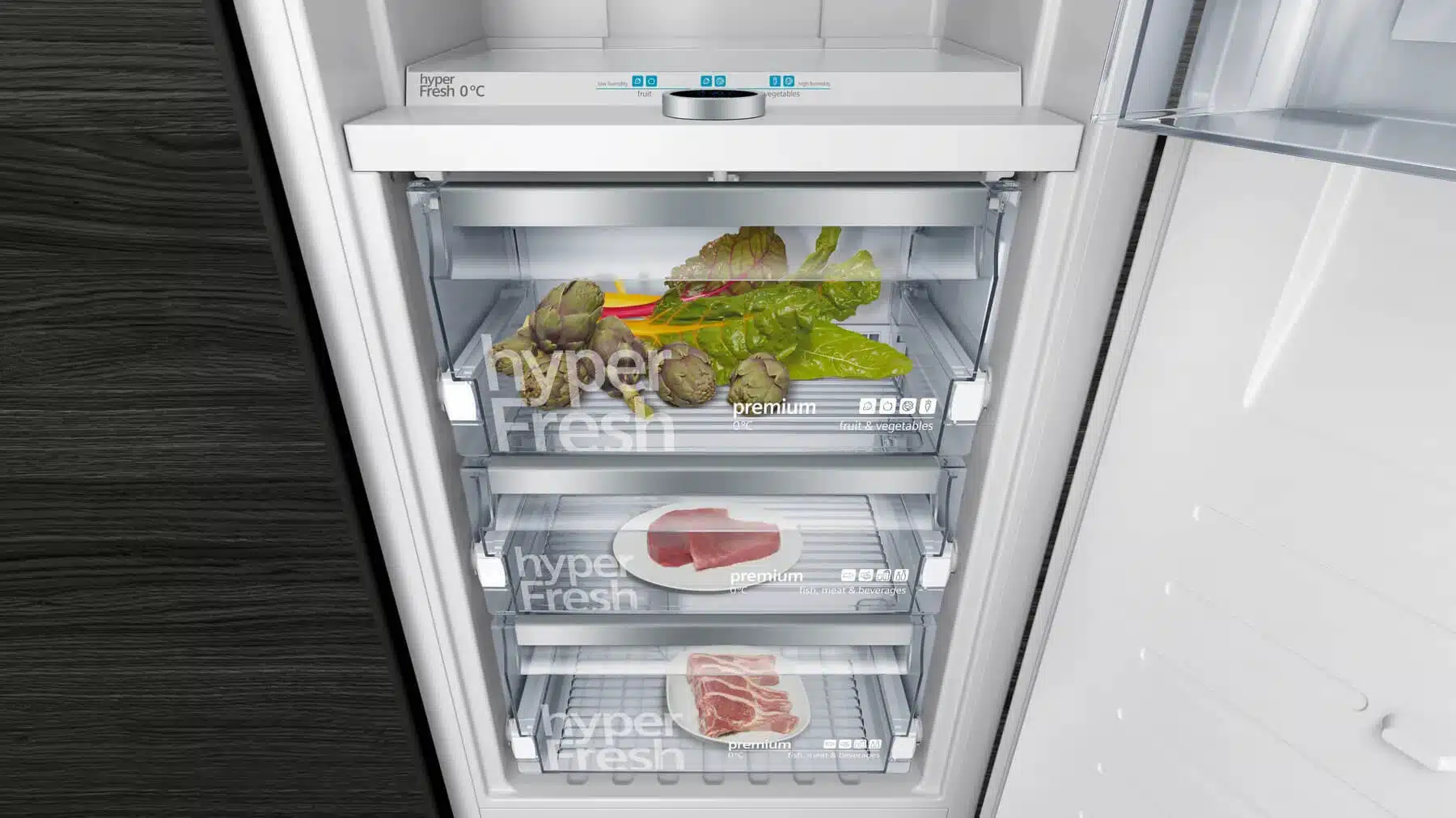 Siemens Kühlschrank Nahaufnahme