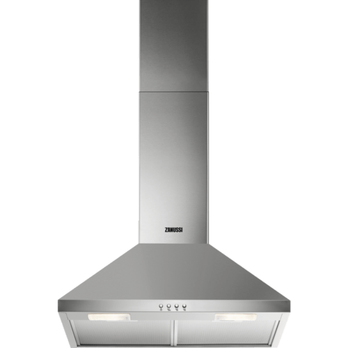 Zanussi Wandhaube Edelstahl pyramidenförmig